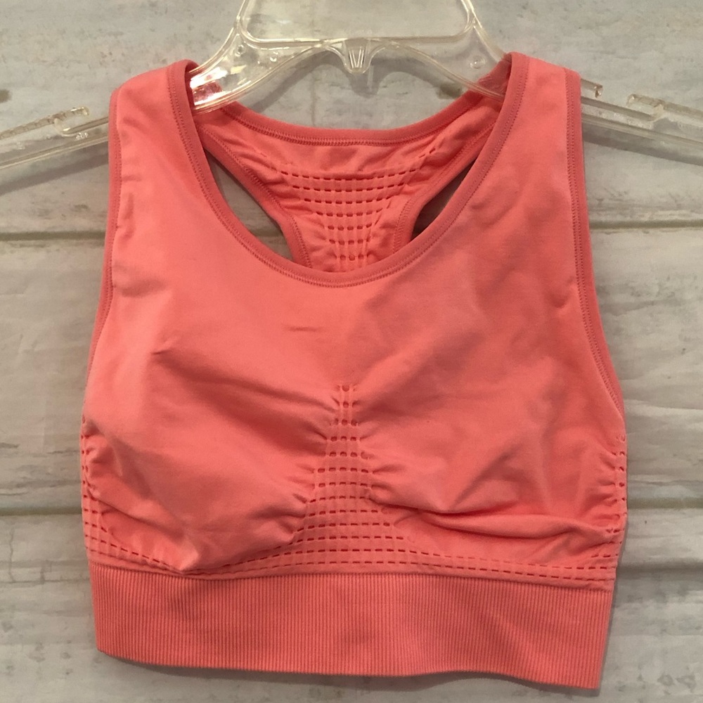 Sweaty Betty London Stamina Sports Bra Racerback Calypso Pink Size Small(4-6)